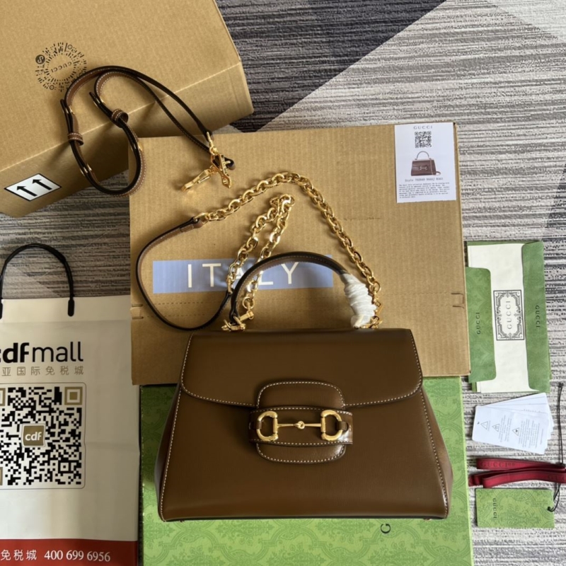 G*u*i top handle bags